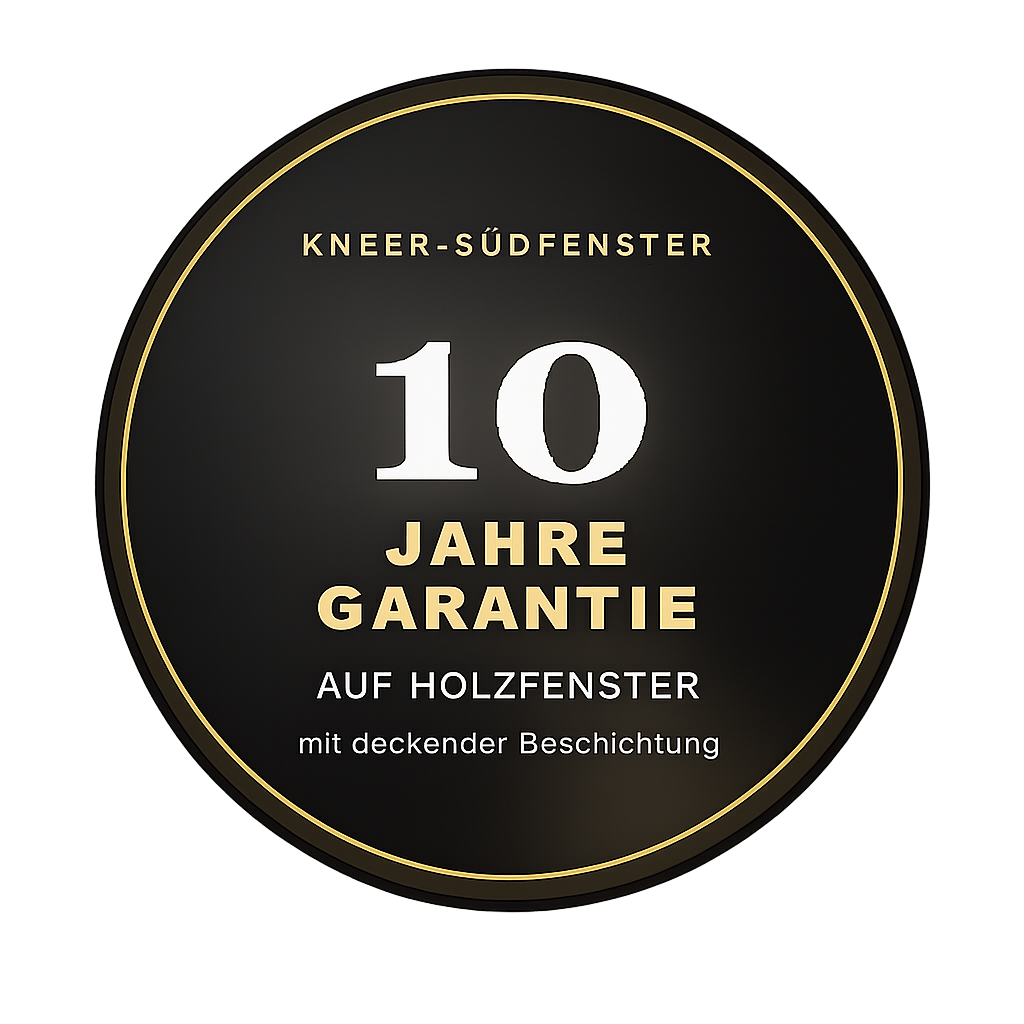 10 Jahre Garantie auf Holzfenster